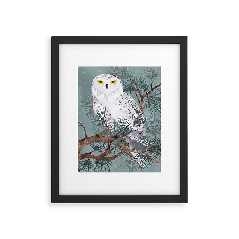 Snowy Framed Art Print Gallery Image 6