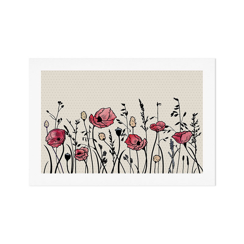 Summer Field (neutral remix) Art Print Gallery Image 1