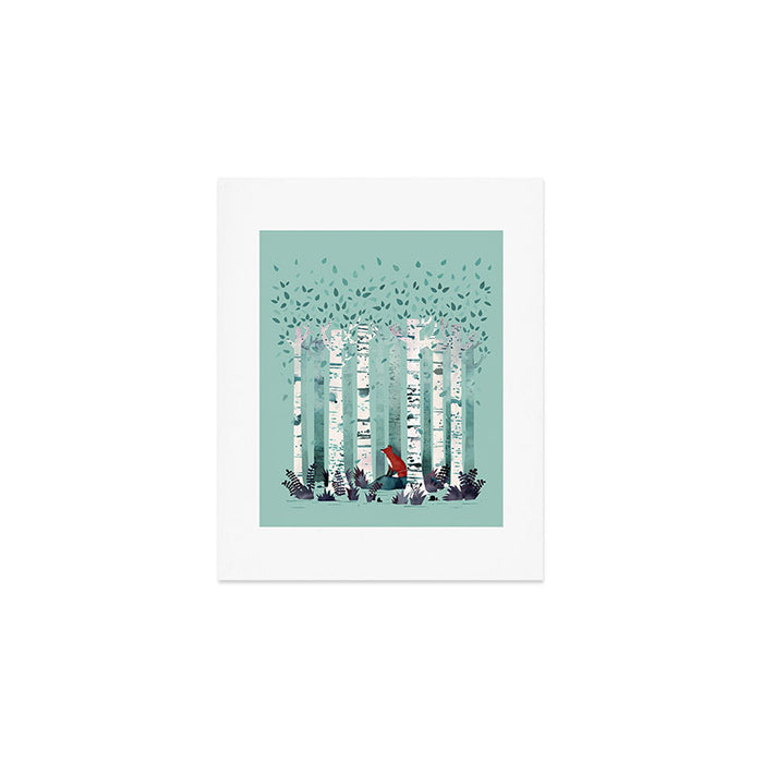 The Birches Art Print Gallery Image 1
