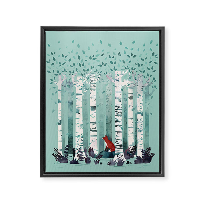 The Birches Framed Canvas Print Gallery Image 1