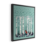 The Birches Framed Canvas Print Gallery Image 2