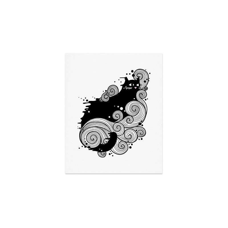 The Cat and the Sea Art Print Gallery Image 1
