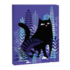 The Ferns (Black Cat Version) Canvas Print Gallery Image 6