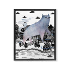 The Fog Framed Canvas Print Gallery Image 8