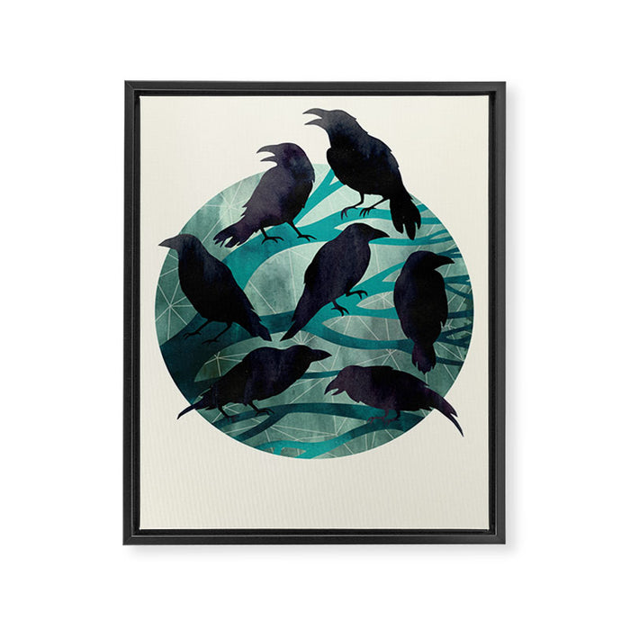 The Gathering Framed Canvas Print Gallery Image 1