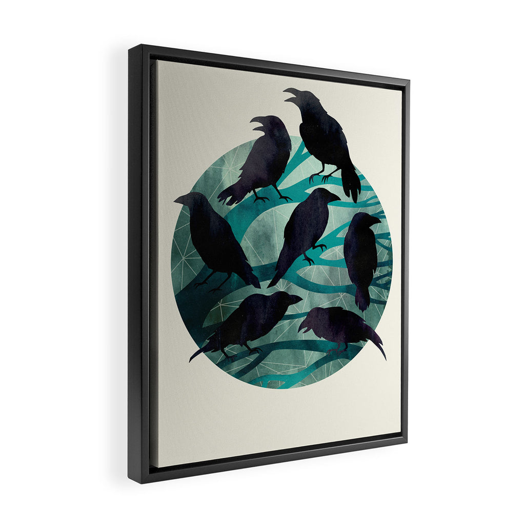 The Gathering Framed Canvas Print Gallery Image 2