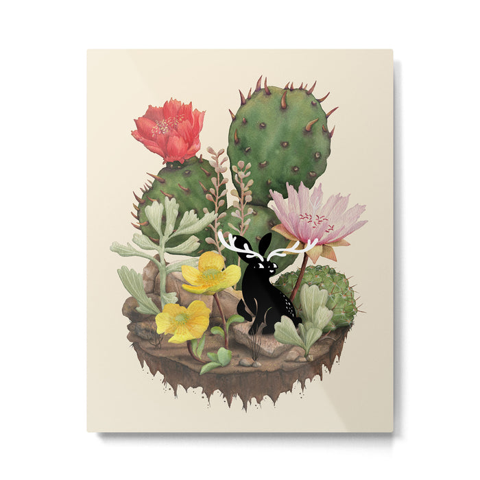 Tiny Jackalope Metal Print Gallery Image 1