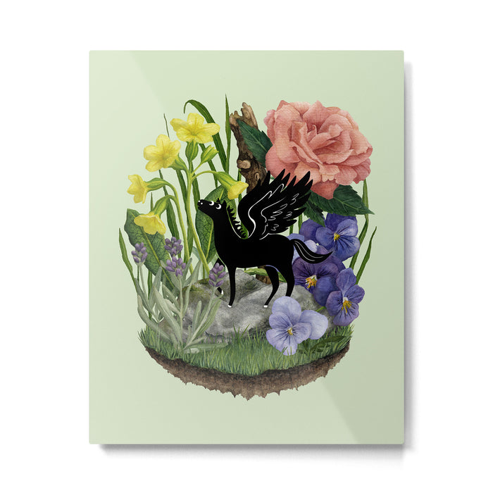 Tiny Pegasus Metal Print Gallery Image 1