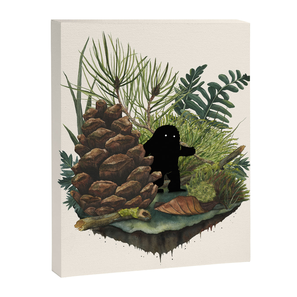 Tiny Sasquatch Canvas Print Gallery Image 6