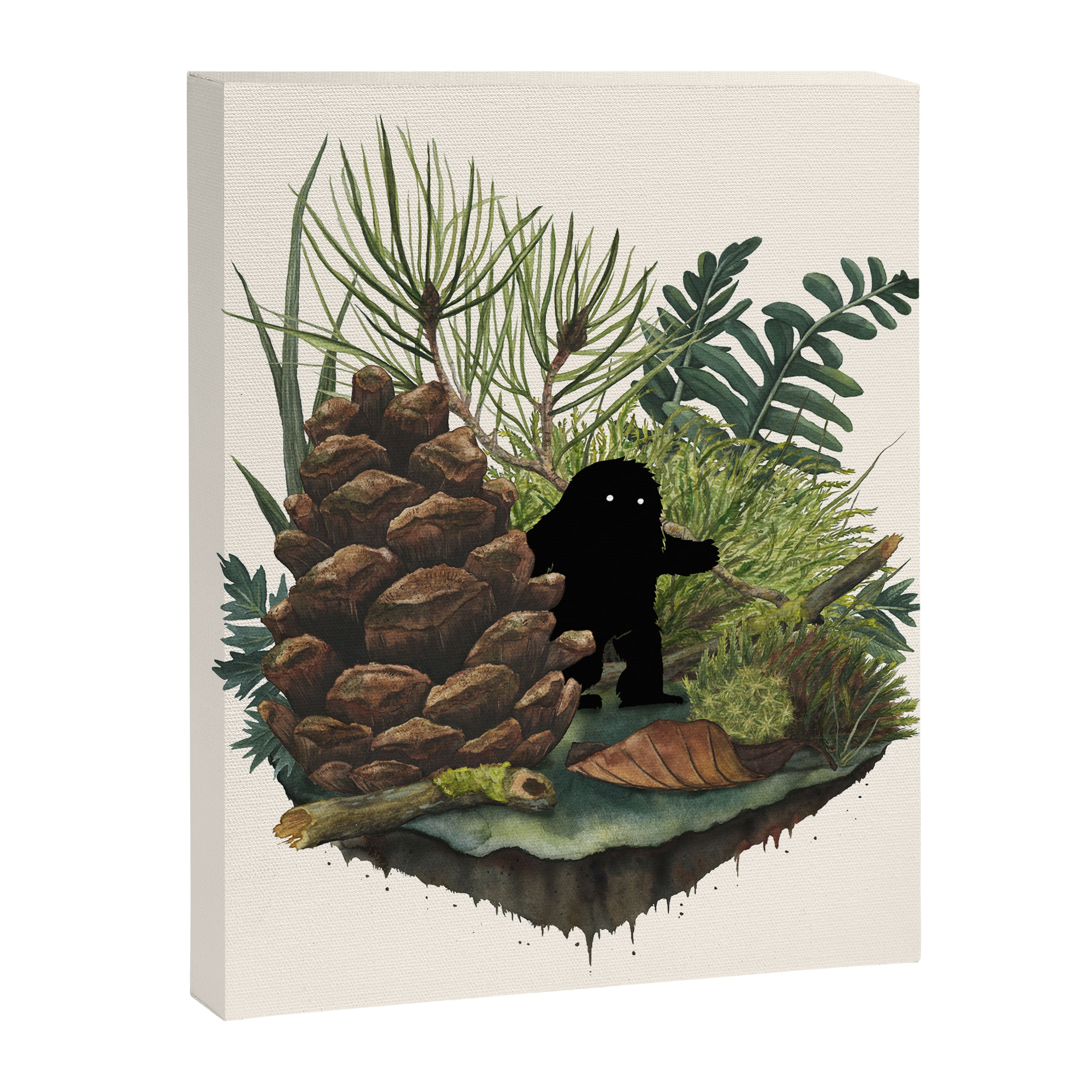 Tiny Sasquatch Canvas Print Gallery Image 6