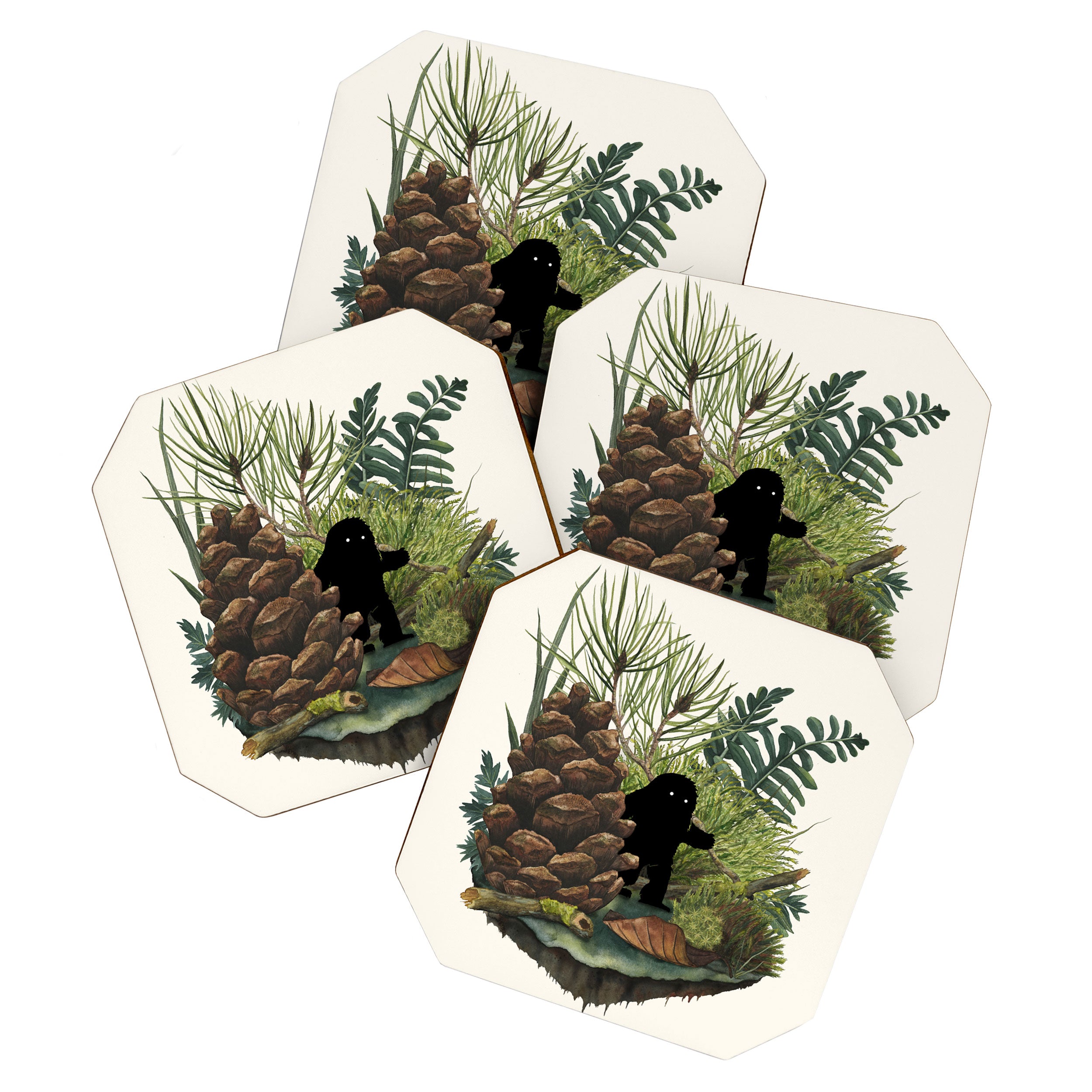 Tiny Sasquatch Coaster Gallery Image 1