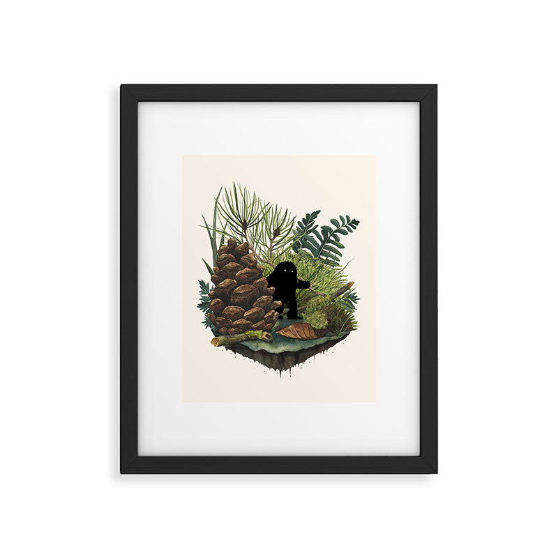 Tiny Sasquatch Framed Art Print Gallery Image 5