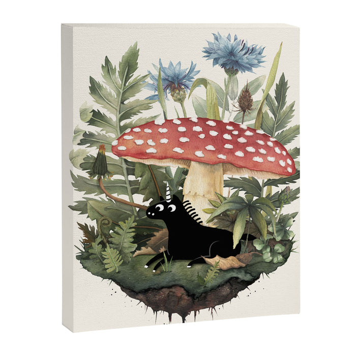 Tiny Unicorn Canvas Print Gallery Image 1