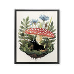 Tiny Unicorn Framed Canvas Print Gallery Image 6