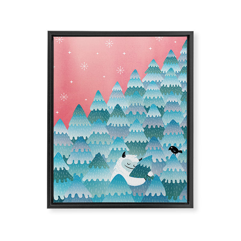 Tree Hugger Framed Canvas Print Gallery Image 6