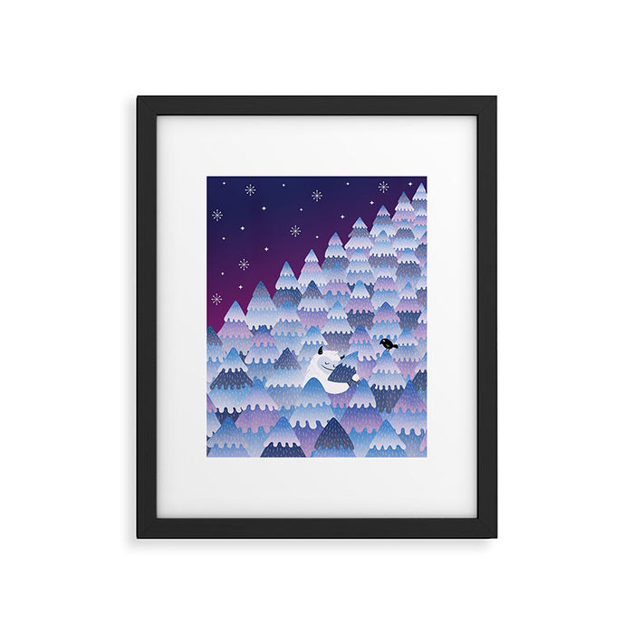 Tree Hugger (Night Version) Framed Art Print Gallery Image 1