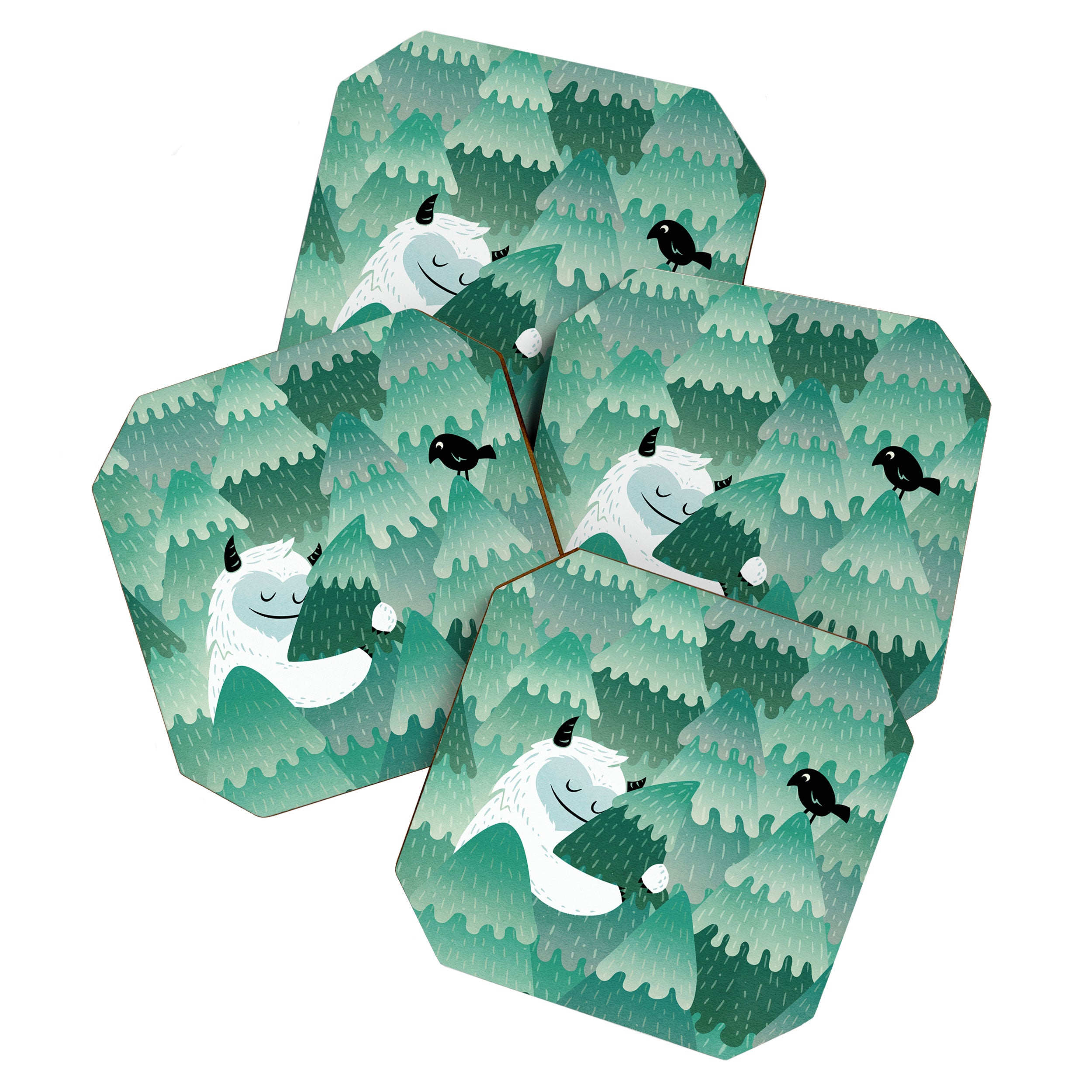 Tree Hugger (Spring & Summer version) Coaster Gallery Image 1