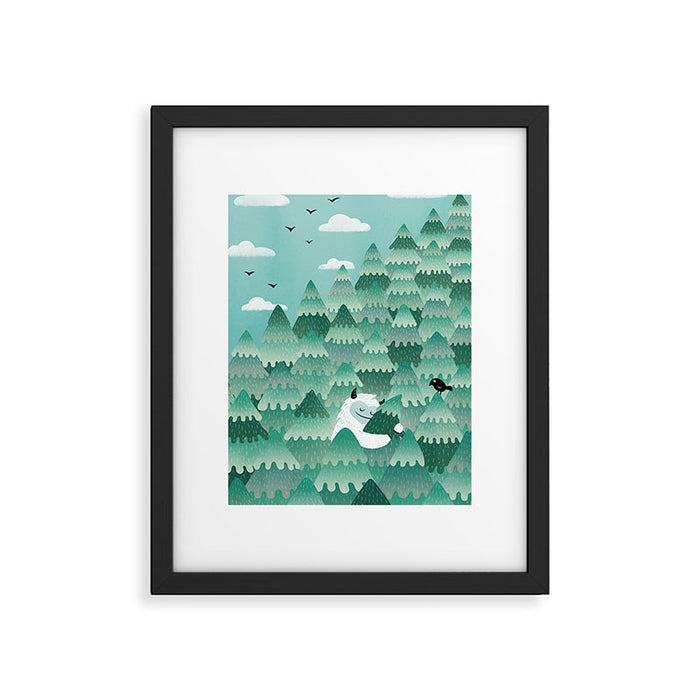 Tree Hugger (Spring & Summer version) Framed Art Print Gallery Image 1