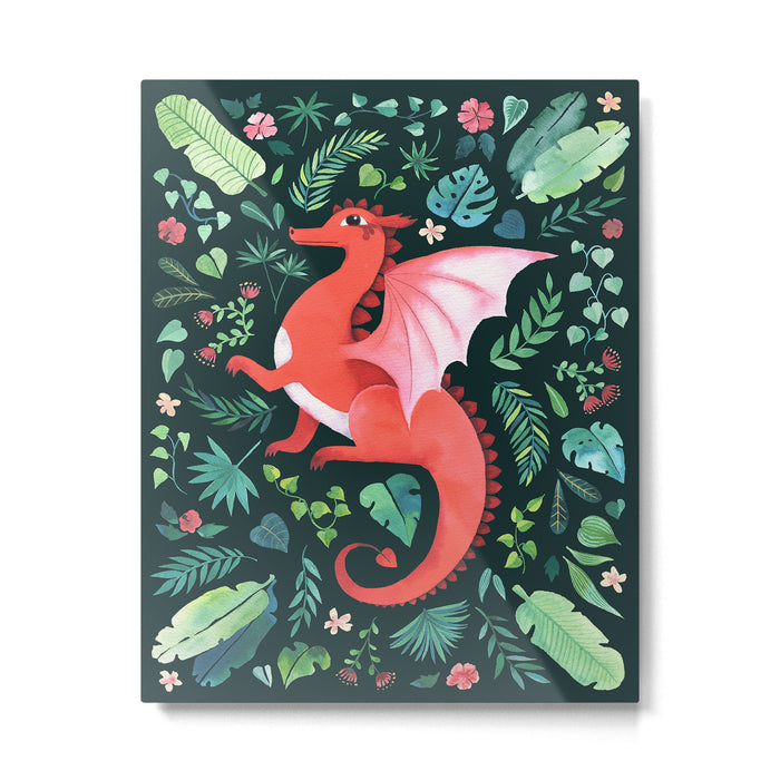Tropical Dragon Metal Print Gallery Image 1