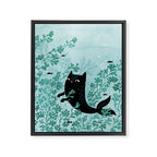 Undersea (Mint Remix) Framed Canvas Print Gallery Image 6