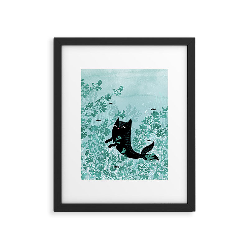 Undersea (Mint Remix) Framed Art Print Gallery Image 5