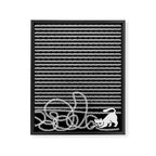 Unravel Framed Canvas Print Gallery Image 8