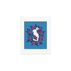 White Rabbit Art Print Gallery Image 1