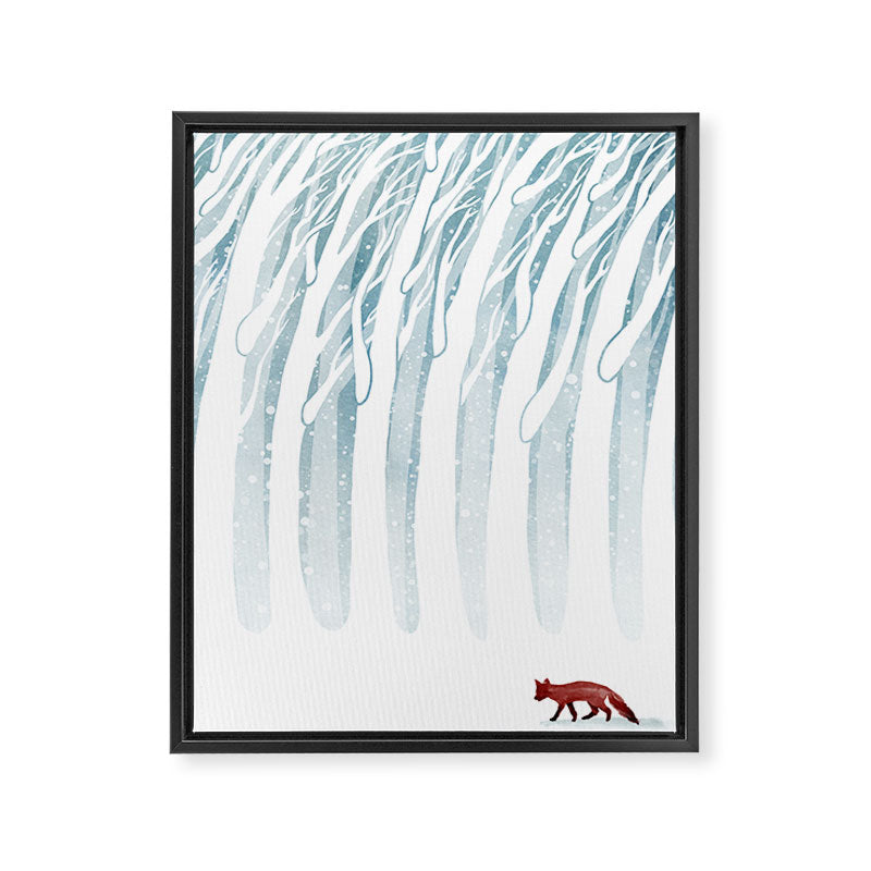 Winter Storm Framed Canvas Print Gallery Image 6