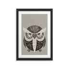 Wise Old Owl Says Framed Art Print Gallery Image 2
