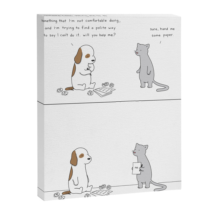 Help Me Canvas Print Gallery Image 1