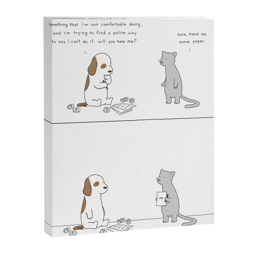Help Me Canvas Print Gallery Image 6