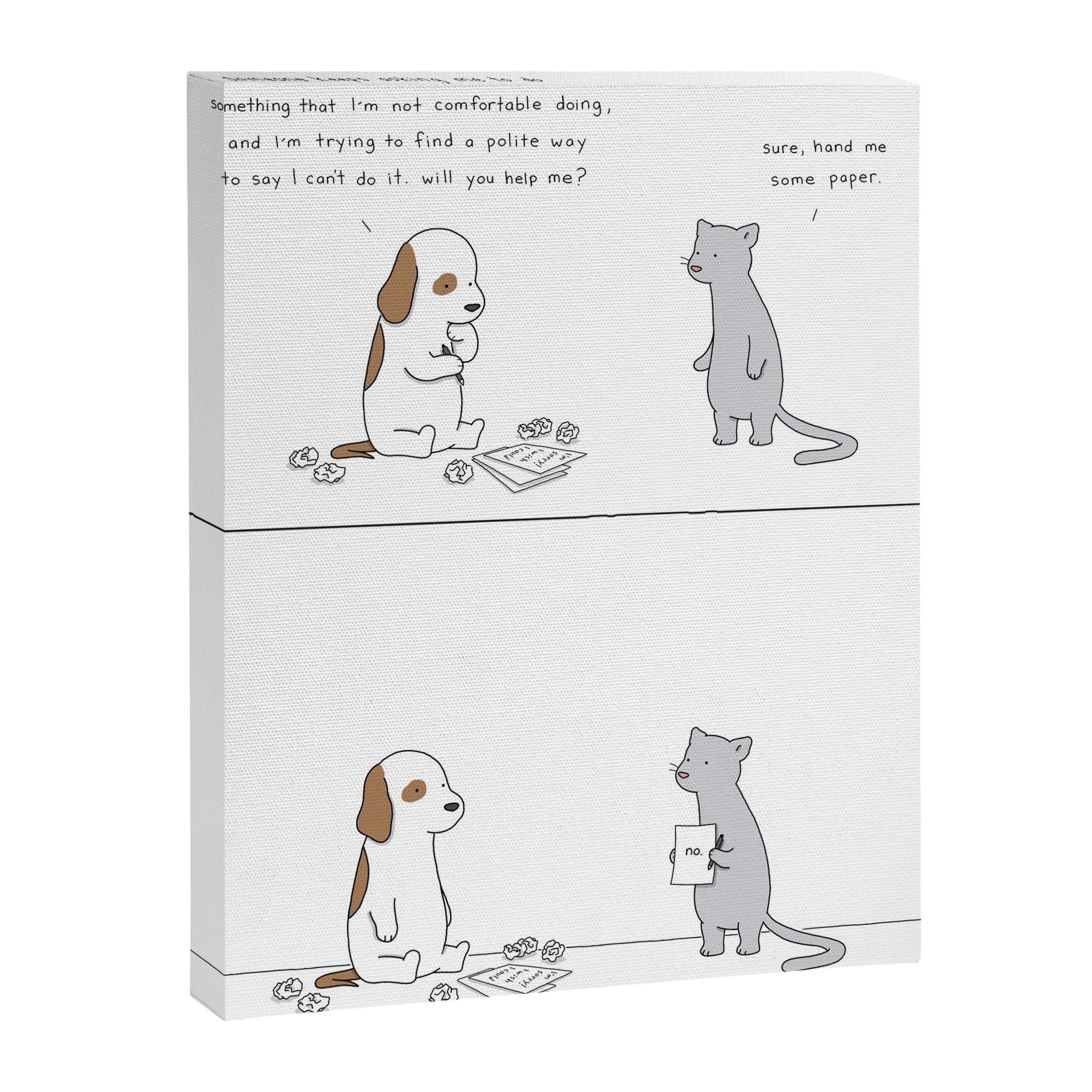 Help Me Canvas Print Gallery Image 6