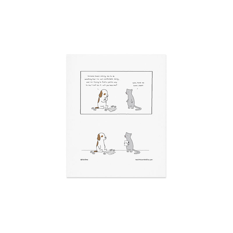 Help Me Art Print Gallery Image 1