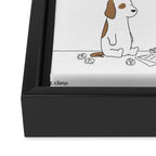 Help Me Framed Canvas Print Gallery Image 3