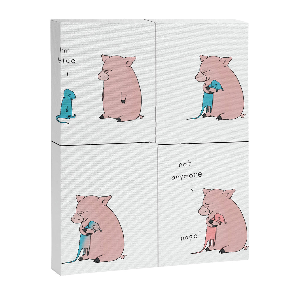 I'M BLUE Canvas Print Gallery Image 6
