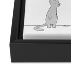 SQUEAKY Framed Canvas Print Gallery Image 3