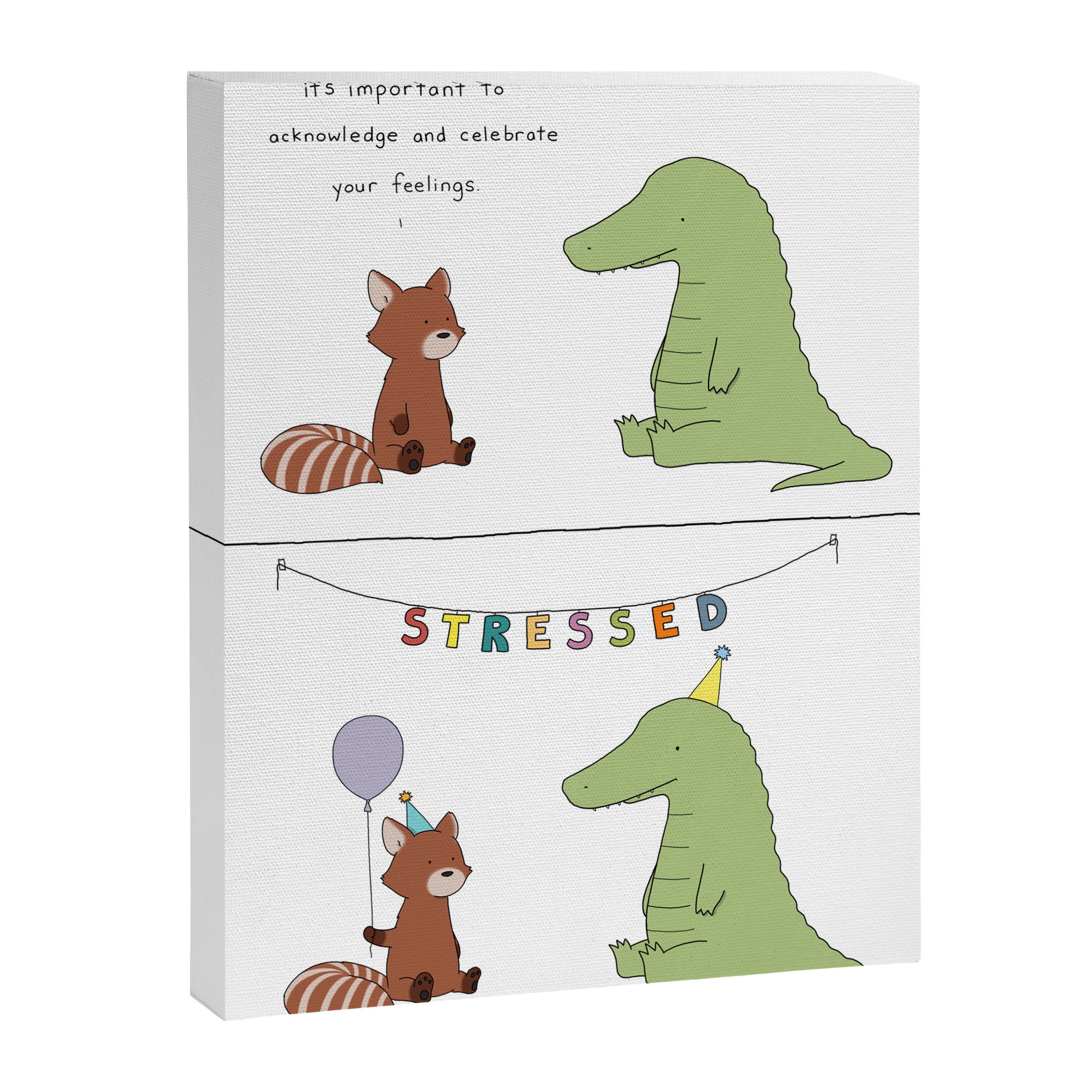 STRESSED Canvas Print Gallery Image 6