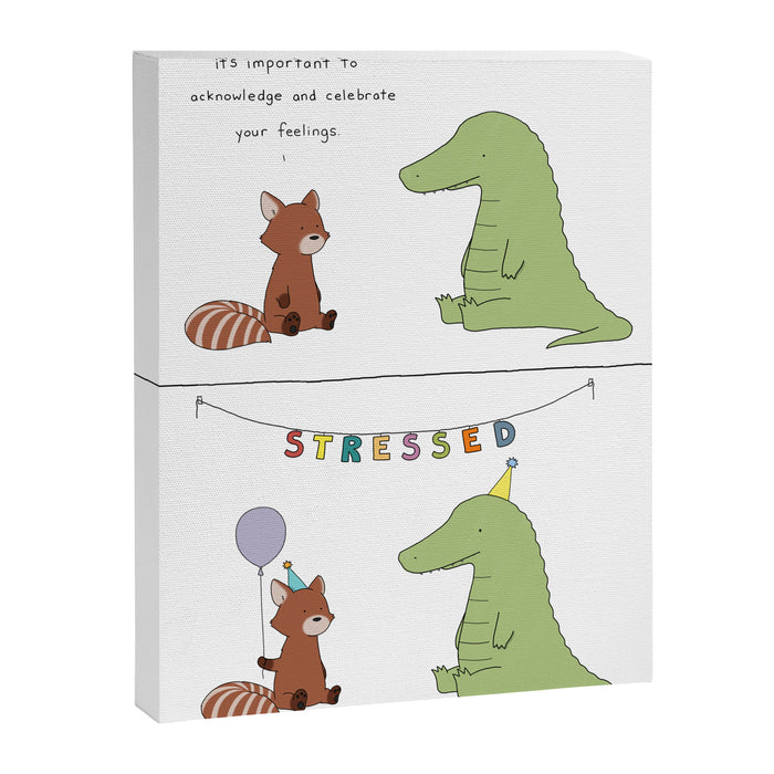 STRESSED Canvas Print Gallery Image 1