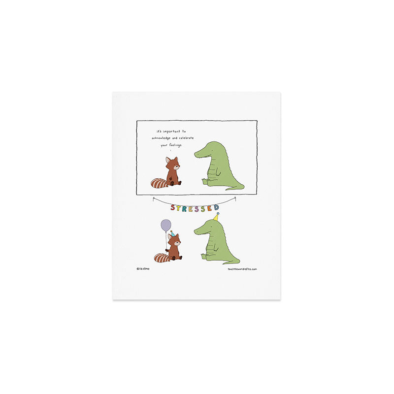 STRESSED Art Print