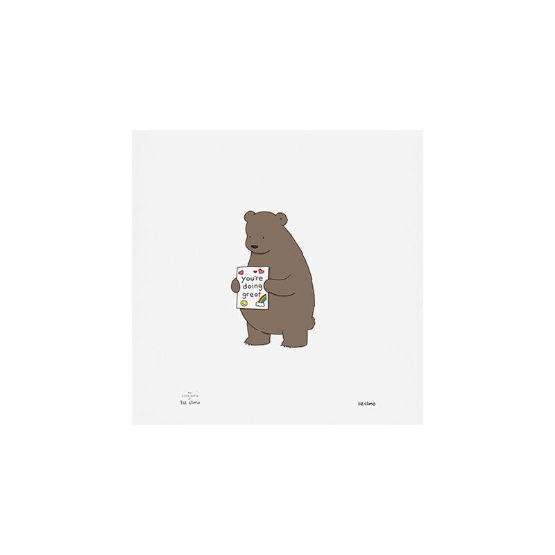 YOU'RE DOING GREAT Art Print Gallery Image 1
