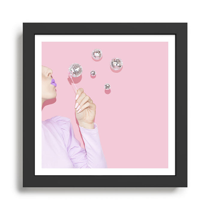 Disco Bubbles Framed Art Print Gallery Image 1