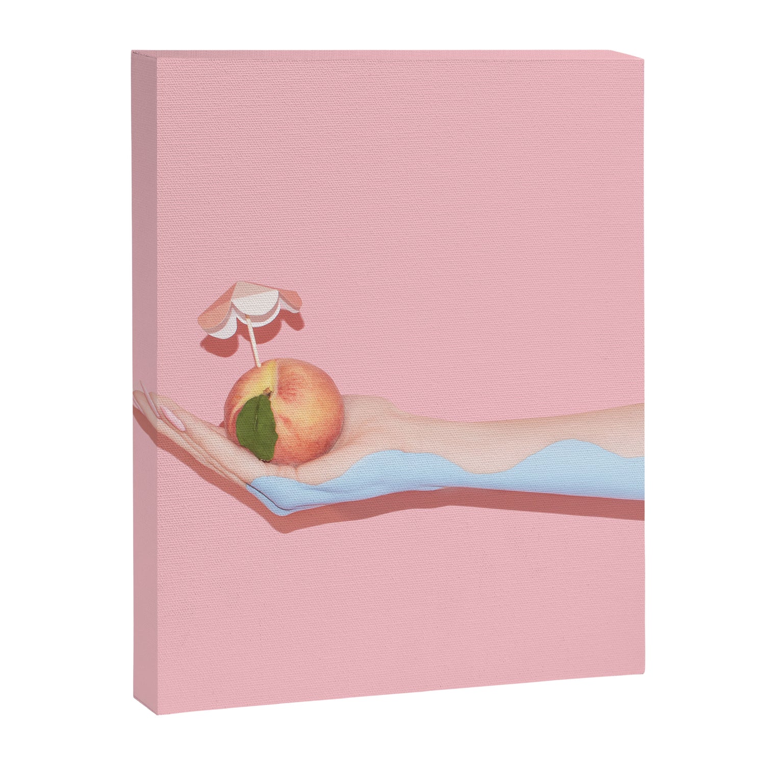 Peach Beach Canvas Print Gallery Image 8