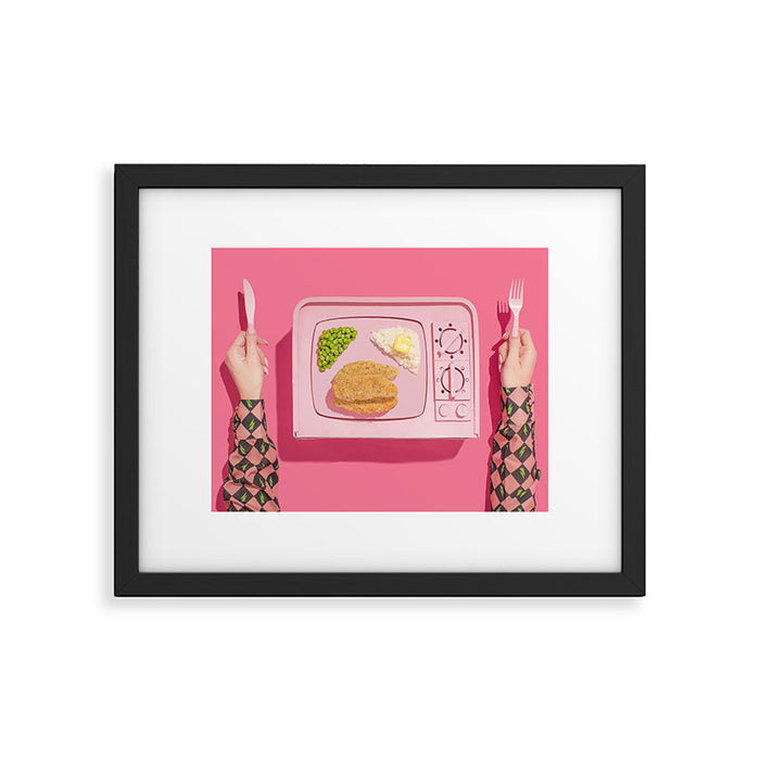 TV Dinner Framed Art Print Gallery Image 1