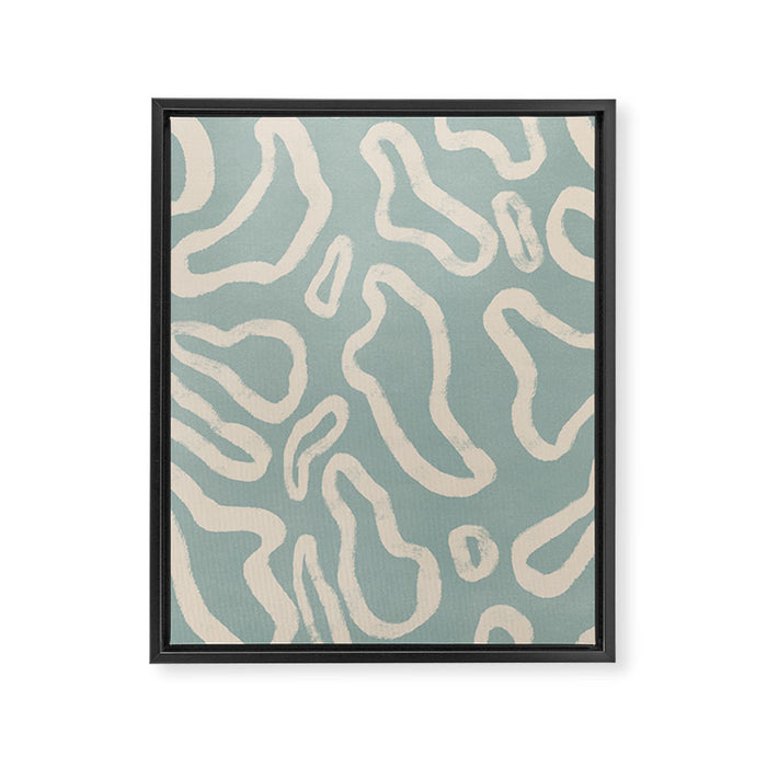 Organical shapes #443 Framed Canvas Print Gallery Image 1