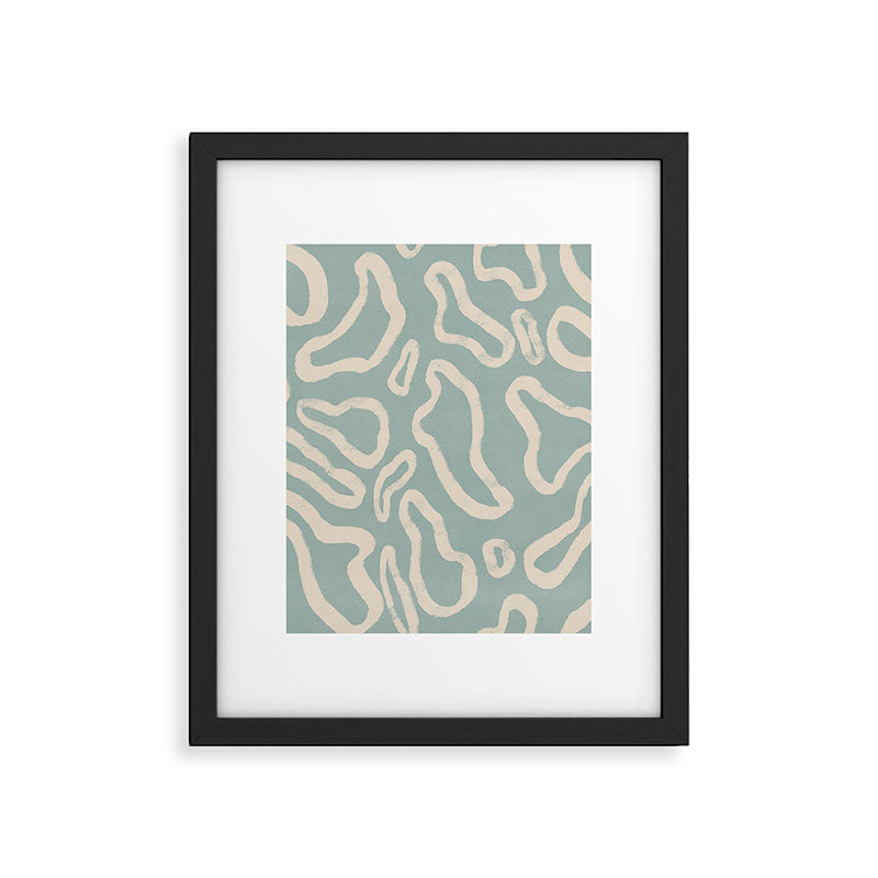 Organical shapes #443 Framed Art Print Gallery Image 6