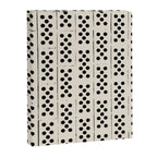Dominos Pattern - monochrome hand-drawn  Canvas Print Gallery Image 6
