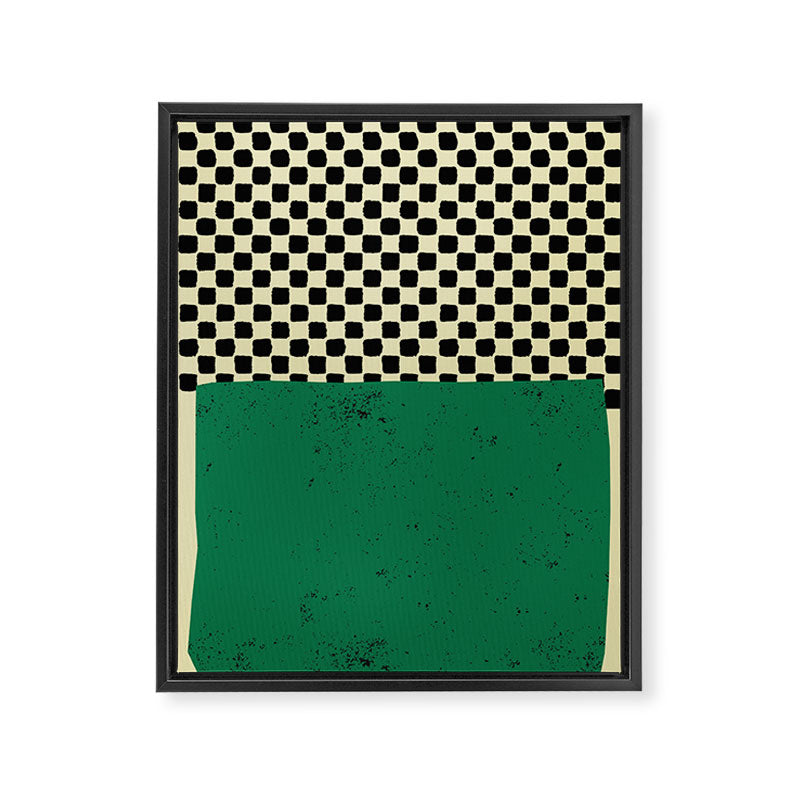 Green Colorblock Framed Canvas Print Gallery Image 6