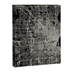 Milwaukee City Map Canvas Print Gallery Image 8