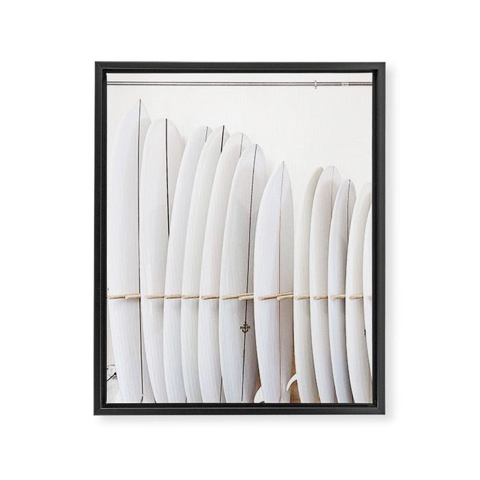 Surfboards Framed Canvas Print Gallery Image 1