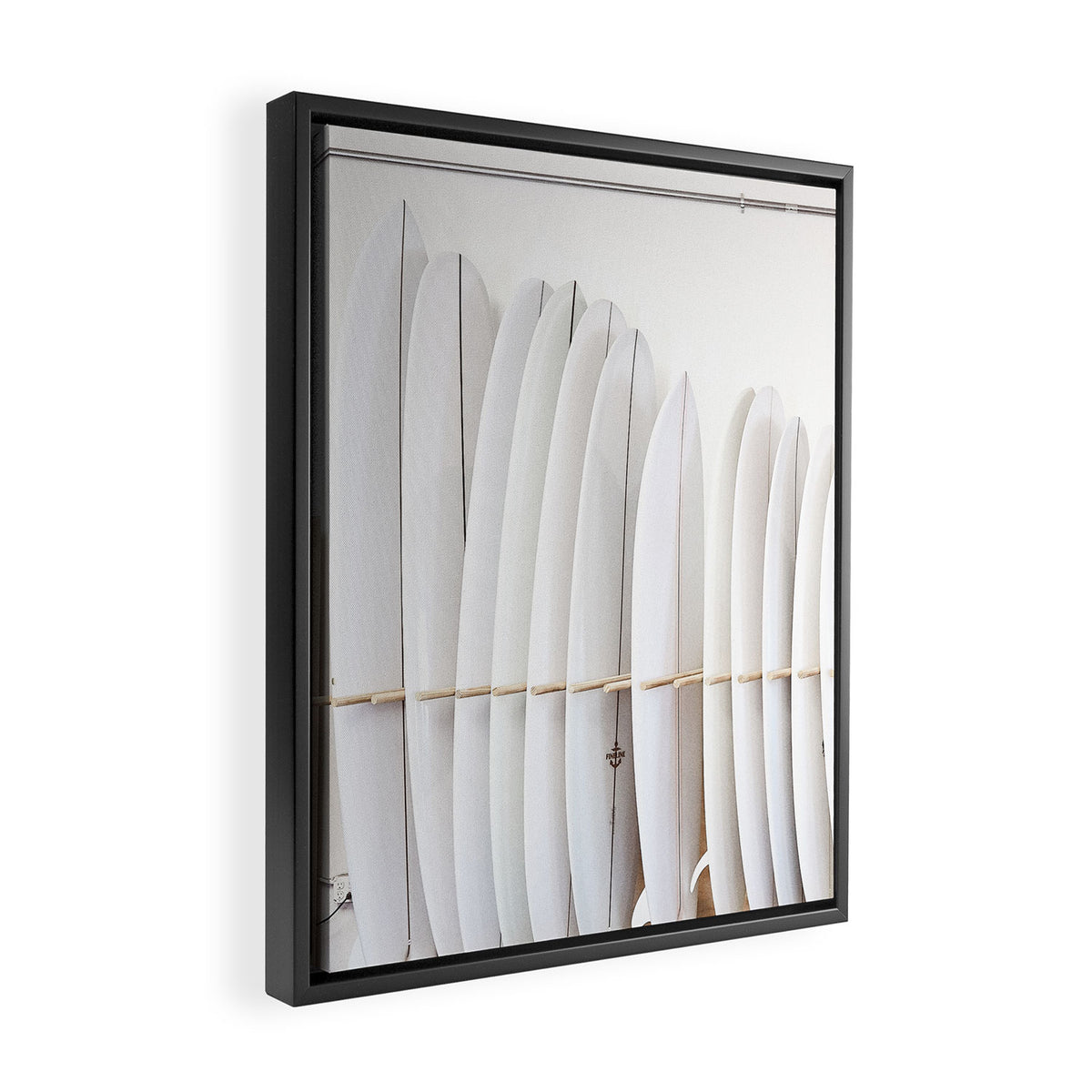 Surfboards Framed Canvas Print Gallery Image 2